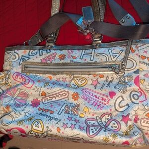 Coach Poppy Butterfly Baby Bag